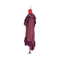 Image 2 of Plum Ruffle Reconstruction Dress