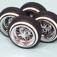 Image 4 of 1:25 13 and 14 inch 50 spoke Wires 
