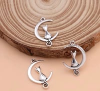 Image 1 of Zinc Alloy Moon Cat