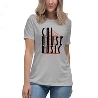 Image 3 of Women's Chi relaxed fit Tee - available in black, grey, or white