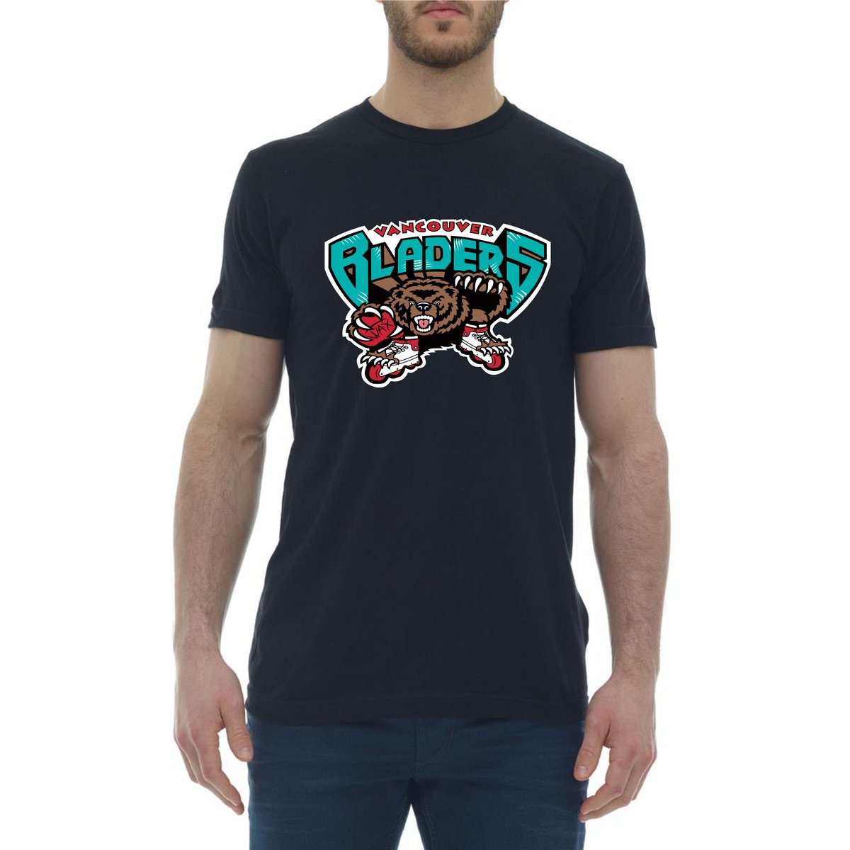 Image of Vancouver Bladers T-Shirt - Chuck Bailey Black