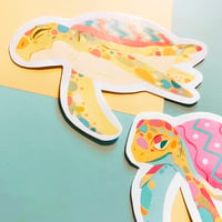 Image 2 of Pastel Sea Turtles Stickers