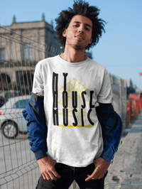 Image 2 of  NYHouse Music Tee - available in black, red, or white