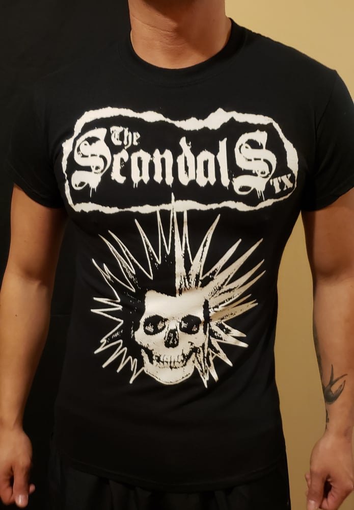 Image of The Scandals TX - Skull and Logo - DIY print