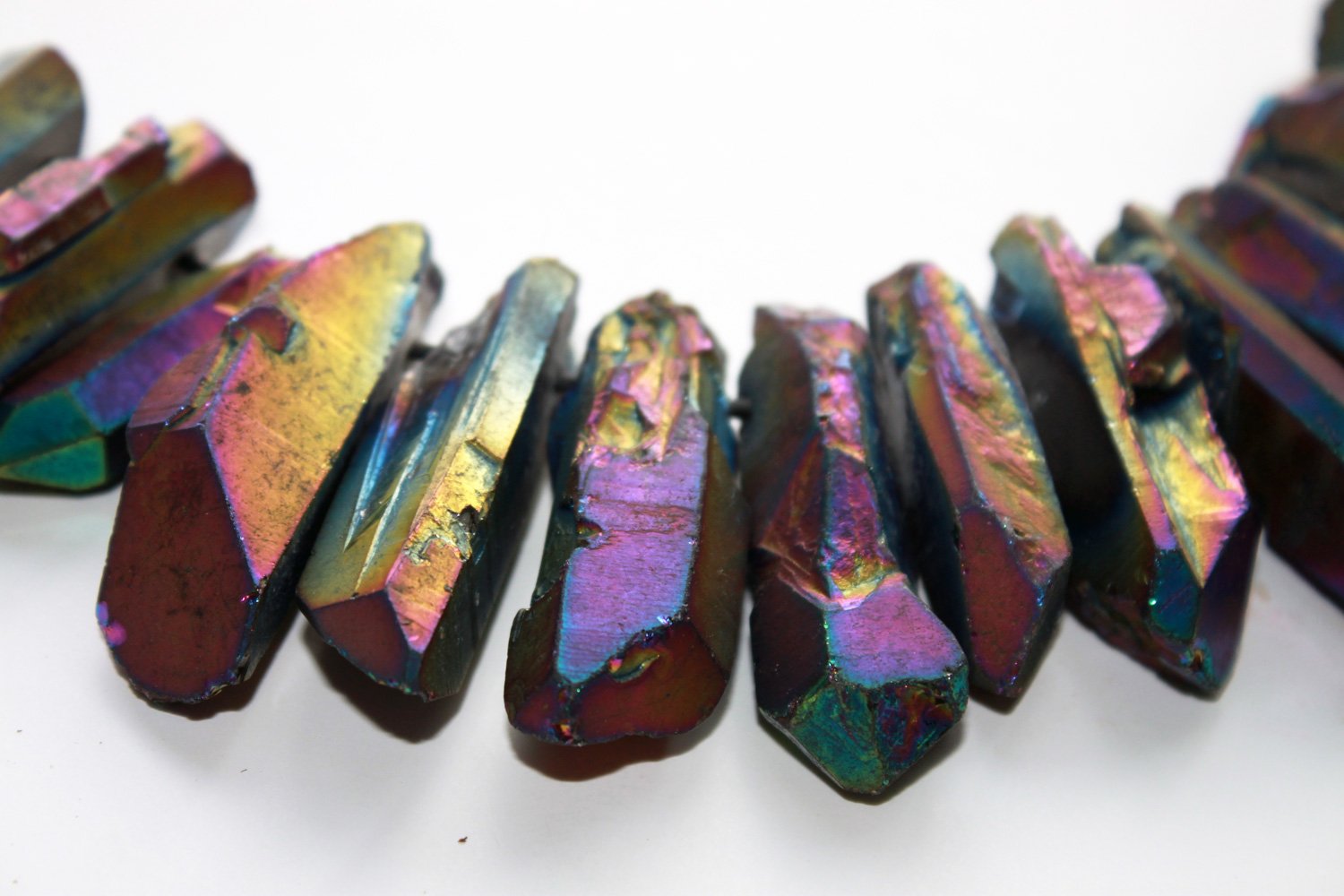 Image of Crystal Necklace - Rainbow