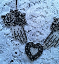 Image 3 of Floriography Necklace ~ Rose