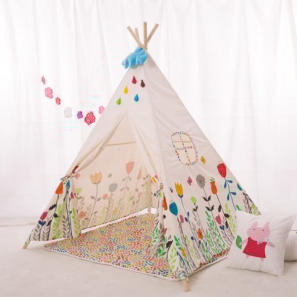 Image of Flowers Teepee  No mat 