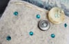 2020 Edit Repurposed Wool Sweater Mittens Vintage Button & Bling