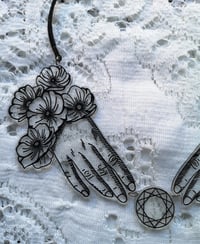 Image 3 of Floriography Necklace ~ Anemone