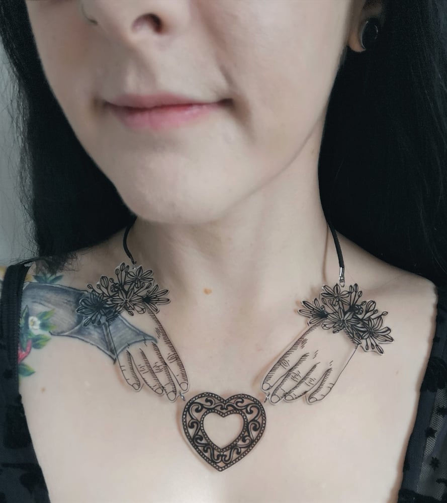 Image of Floriography Necklace ~ Agapanthus