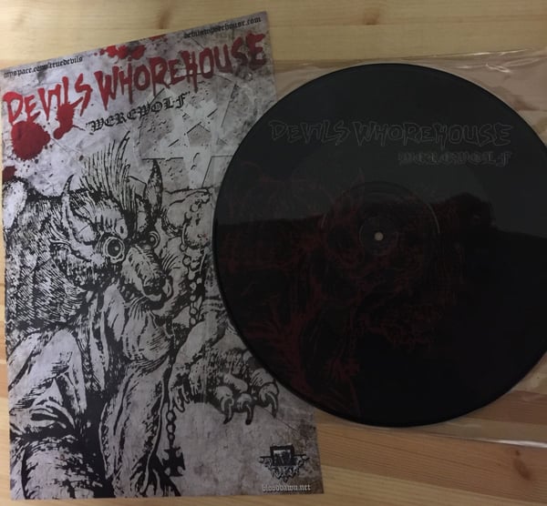 Image of Devils Whorehouse - Werewolf 12” pic disc 