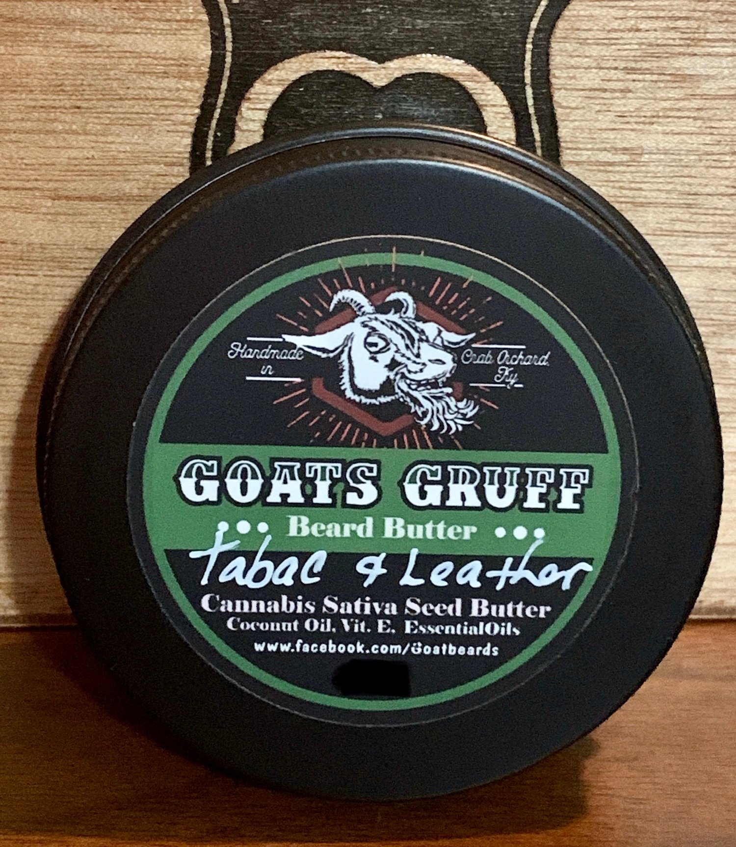 Image of Custom Hemp Beard Butter, 2oz Tin