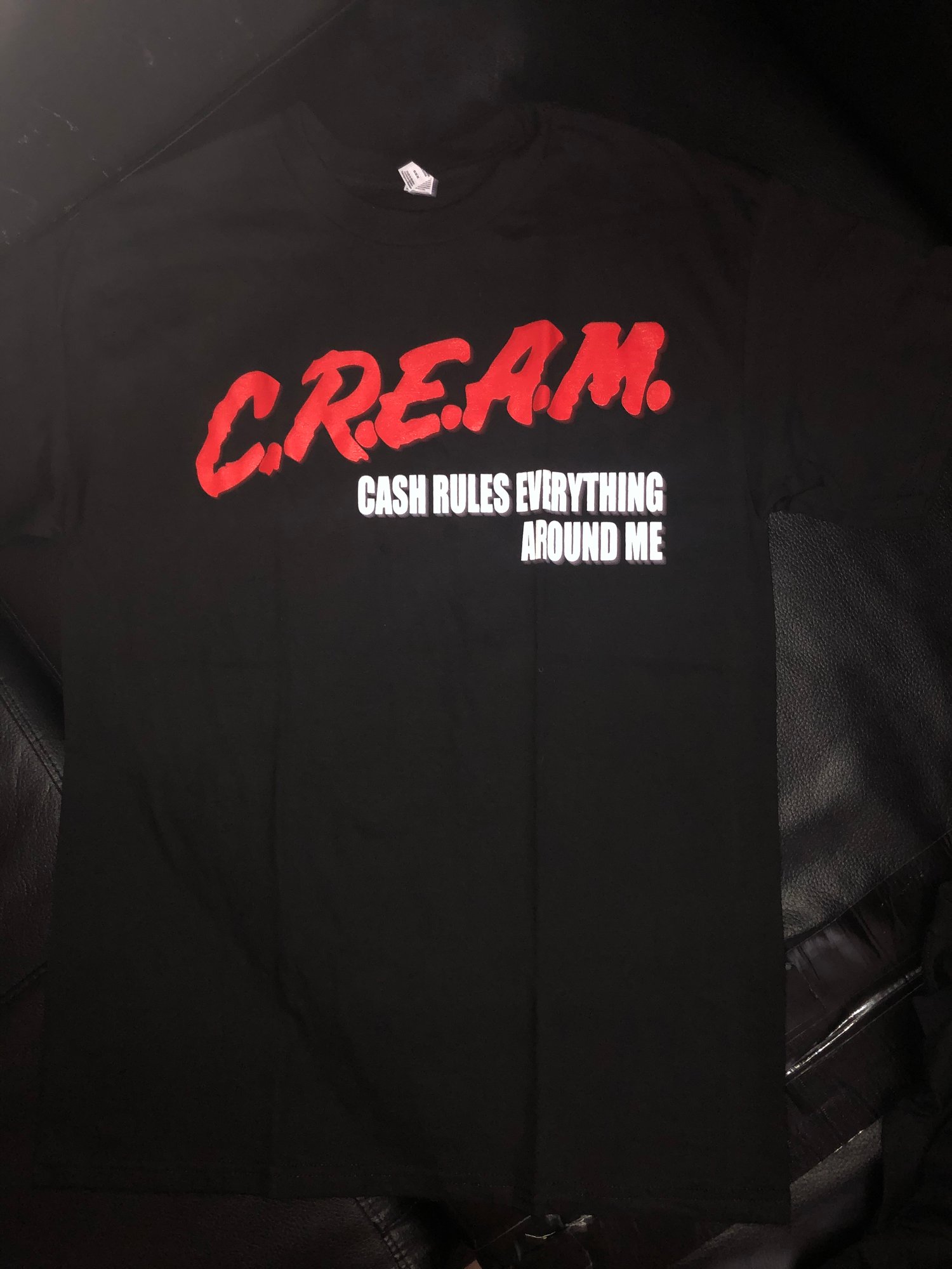 Image of Wu Tang C.R.E.A.M "Cash Rules Everything Around Me"  T Shirt 