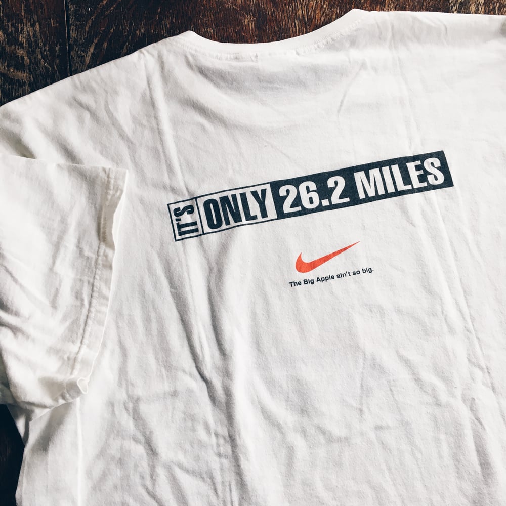 Image of Original 1995 Nike NYC Marathon Tee.