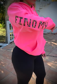 Image 2 of Limited Edition Cotton Candy “Find My Love” Sleeve hoodie