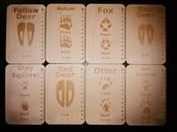 Animal tracking cards