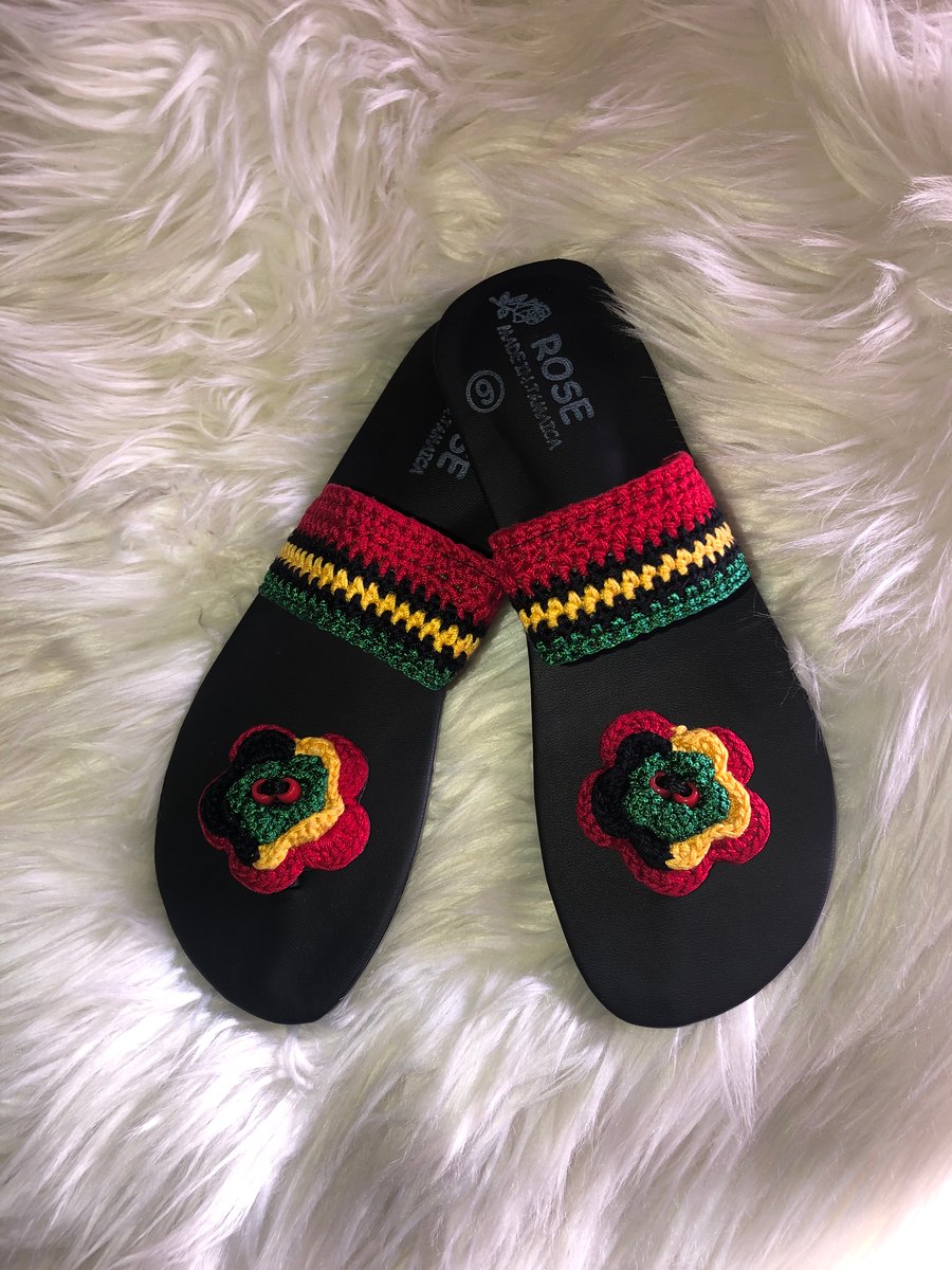 Rasta Knitted Sandals | Everything Jamaica