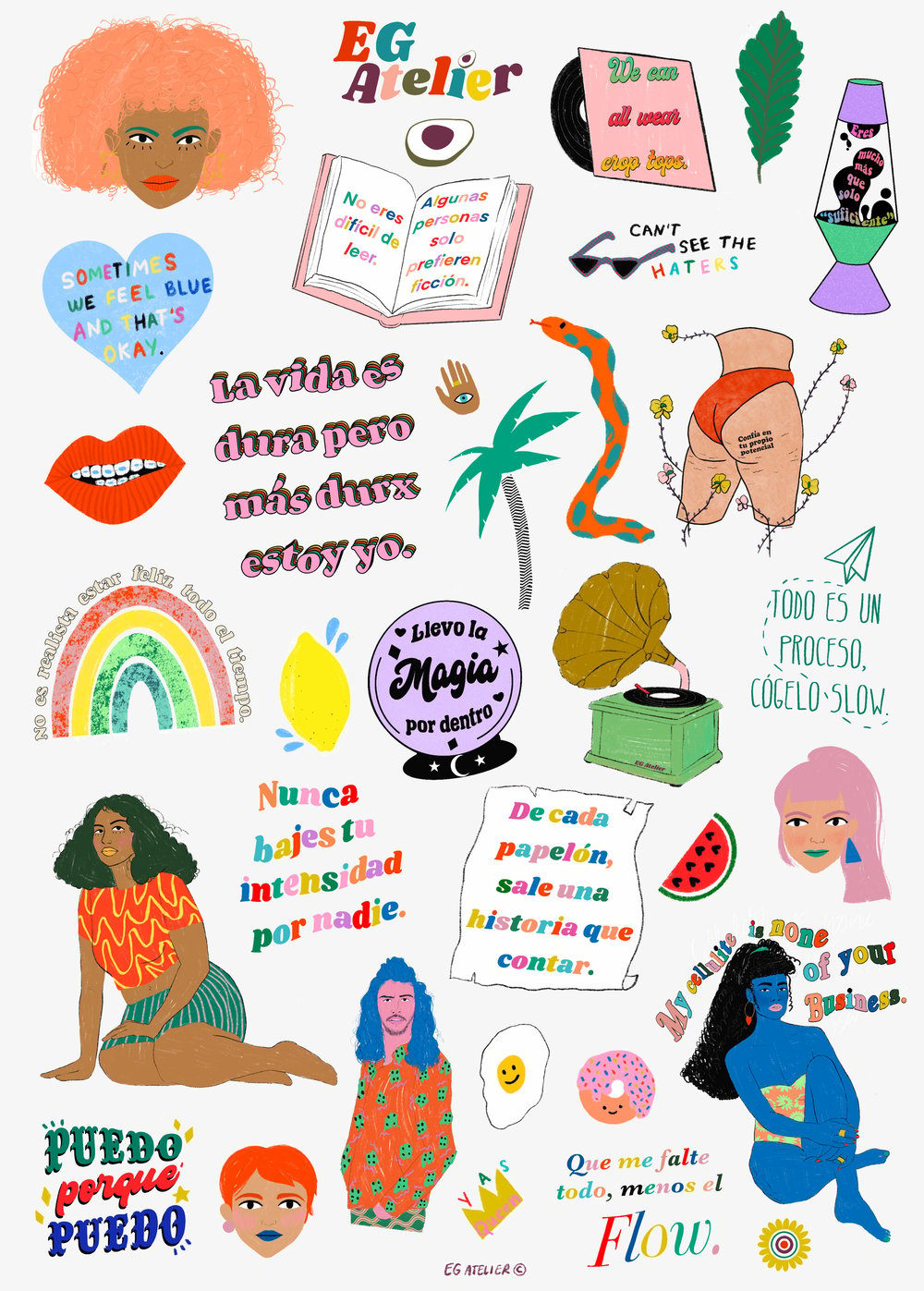 Image of Sticker Sheet No. 3