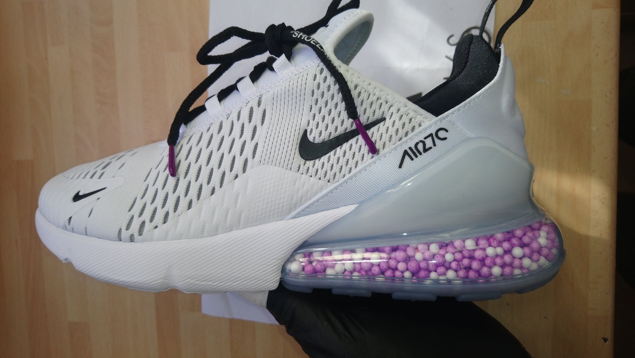 purple and gold air max 270