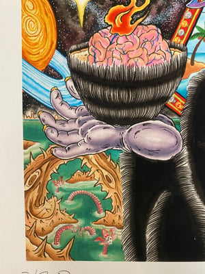 Image of “Stoned ape theory” PRINT 