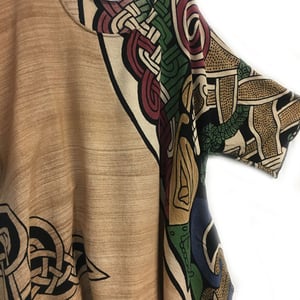 Image of Lisa Top - Celtic hand block printed and handwoven fabric - One-of-a-kind!
