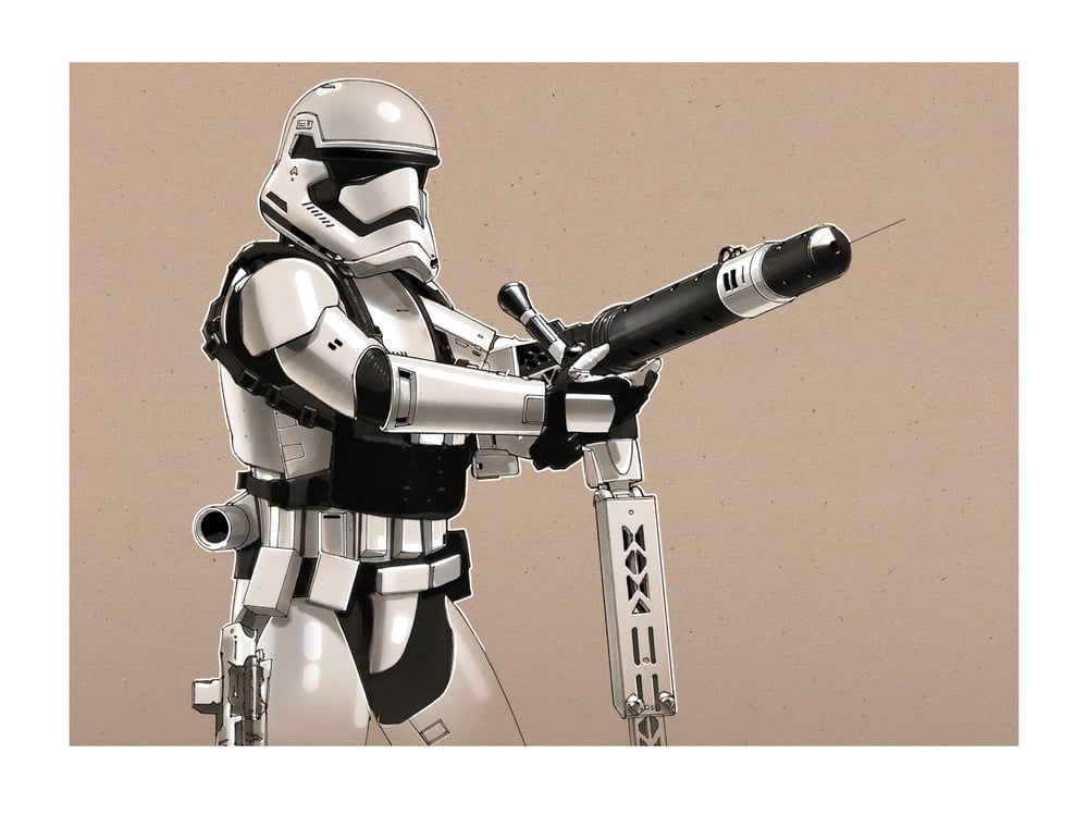 Image of The Force Awakens Sketches 1: 8 1/2" x 11" OPEN EDITION COLLECTIBLE Giclée PRINTS
