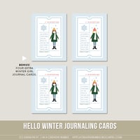 Image 2 of Hello Winter Journaling Cards (Digital)