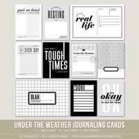 Image 1 of Under the Weather Journaling Cards (Digital)