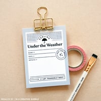 Image 2 of Under the Weather Journaling Cards (Digital)