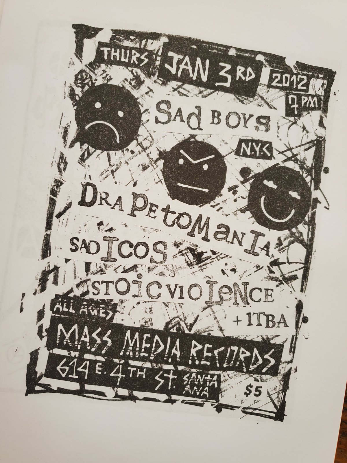 Image of In No Particular Order Art Zine by Abe Social (Silenzio Statico)