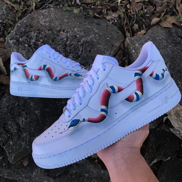 Image of Gucci $nake Air Force 1 Custom