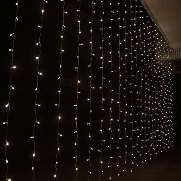 Image of 3m x 3m curtain fairy lights