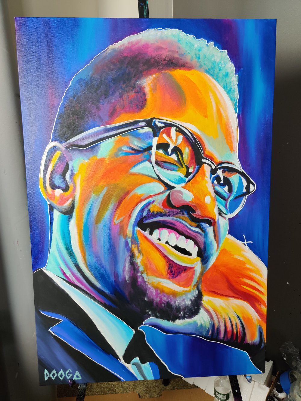 Image of Malcolm X - Canvas Print