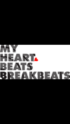 MY HEART BEATS BREAKBEATS t-shirt