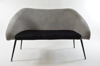 Image 3 of Banquette coquille gris noir