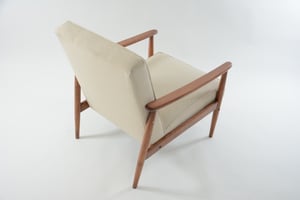 Image of Fauteuil beige chiné