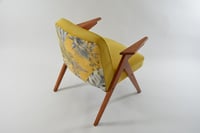 Image 3 of Fauteuil BUNNY jaune et oiseaux
