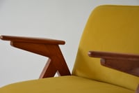Image 4 of Fauteuil BUNNY jaune et oiseaux