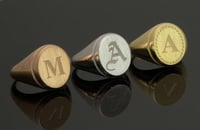 Initial Signet Ring