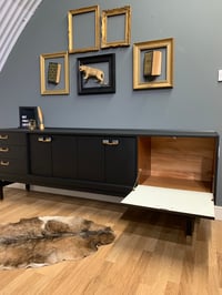 Image 3 of 7ft Black G plan sideboard 