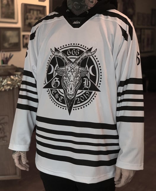 666 sales hockey jersey