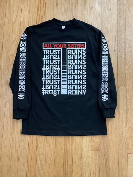 Image of AYS "T" black long sleeve