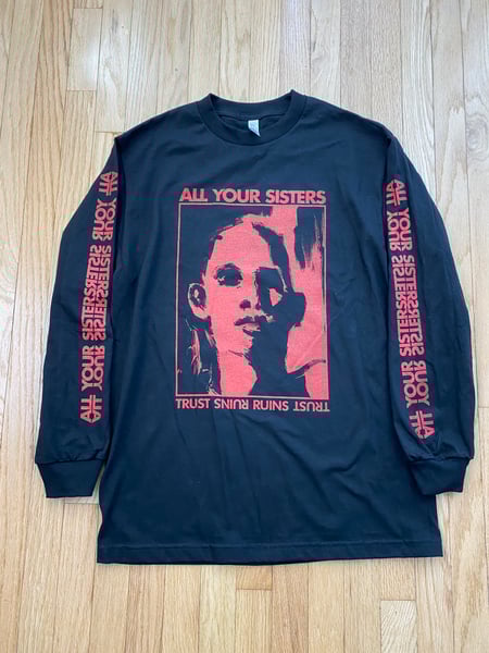 Image of AYS "Face" black long sleeve