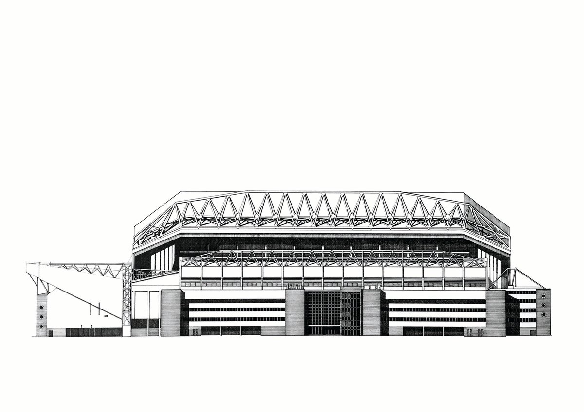 Anfield Stadium Nick Coupland Illustration