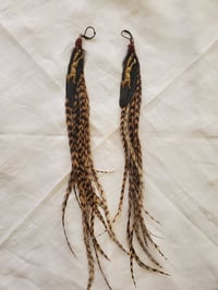 Image 1 of Handmade fox earrings 