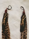 Handmade fox earrings 