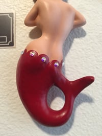 Image 4 of Little Devil Vintage Style Wall Mermaid with Bubbles