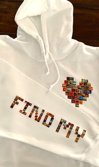 Limited Edition White “Find My Love” Sleeve Hoodie