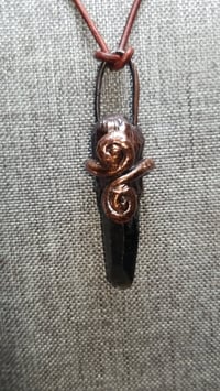 Image 1 of Smoky Spiral On Leather