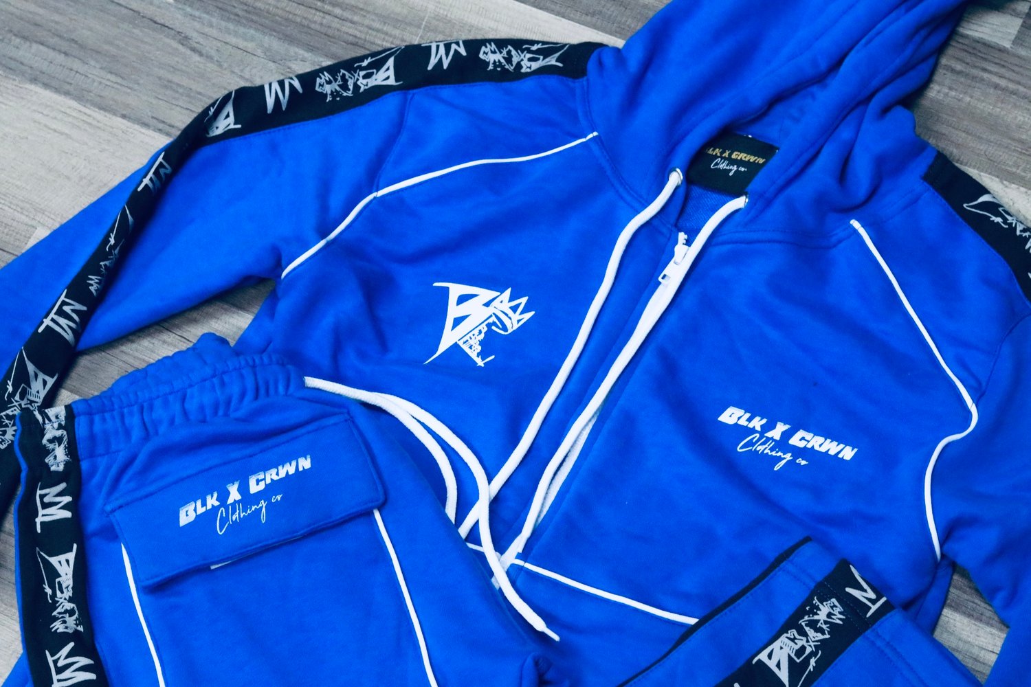 Image of NIPSEY Blue 3M Tracksuits 